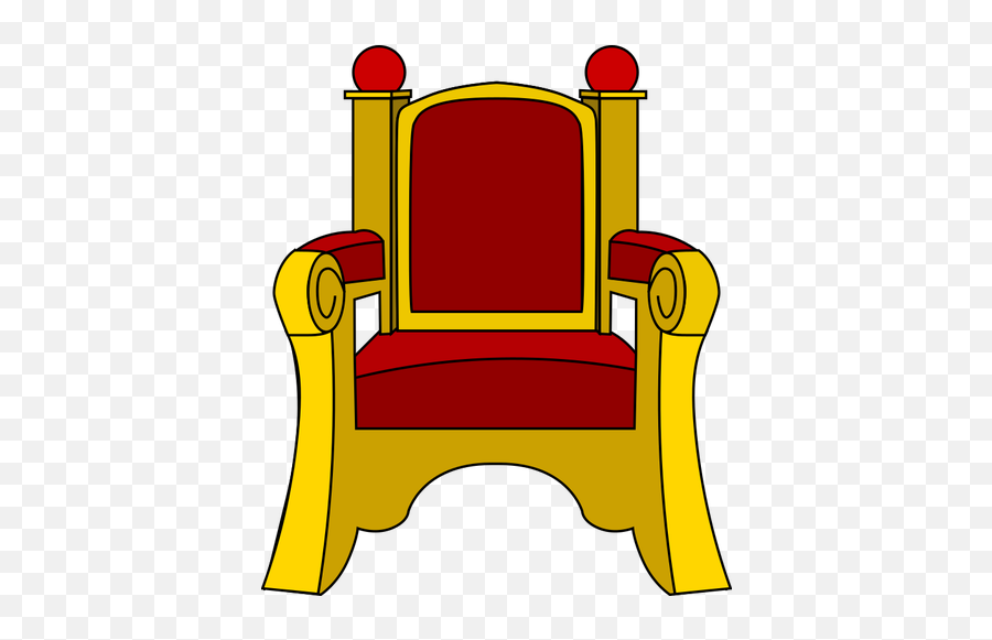 Outlined Throne - Throne Clipart Emoji,Crown Diamond Emoji