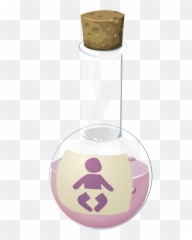 Potion Medicine Bottle Glass Medicinal - Baby Emoji