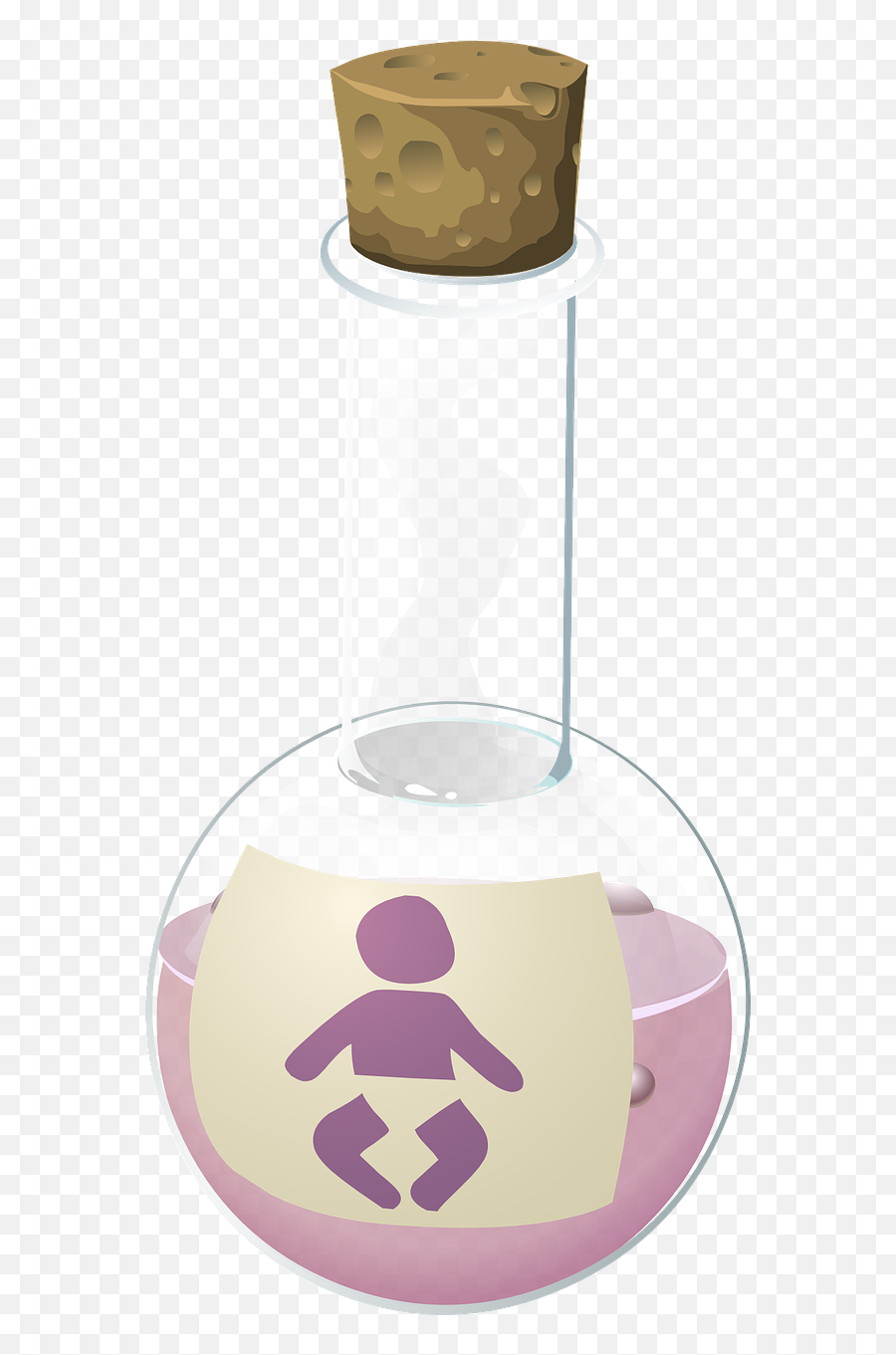 Potion Medicine Bottle Glass Medicinal - Baby Emoji,Bottle Flip Emoji