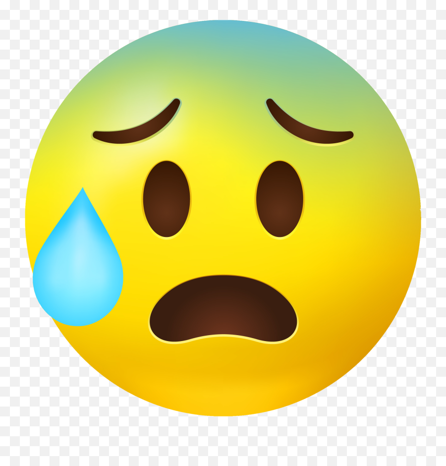 Smiley Face Emoji - Ref Magnets Filopappou Hill,Sweatdrop Emoji