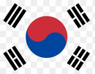 Southkorea Korean Flag Transparent - High Resolution Emoji