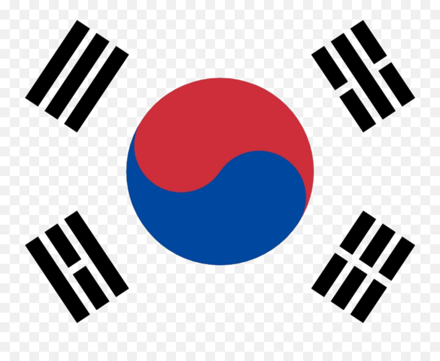 Southkorea Korean Flag Transparent - Korean Flag High Resolution Emoji,Korean Flag Emoji