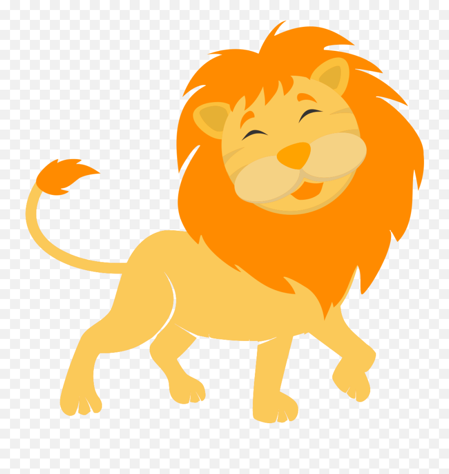 Free Lion Cartoon Png Download Free Clip Art Free Clip Art - Cute Lion Clip Art Emoji,Lion Emoji