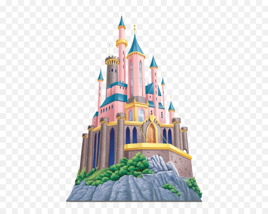 Transparent Disney Princess Castle Clipart - Cartoon Disney Princess Castles Emoji,Castle Book Emoji