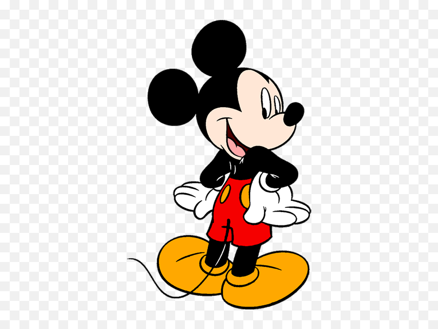 Mickey Head Clipart - Mickey Mouse Back View Emoji,Mickey Mouse Emoticon