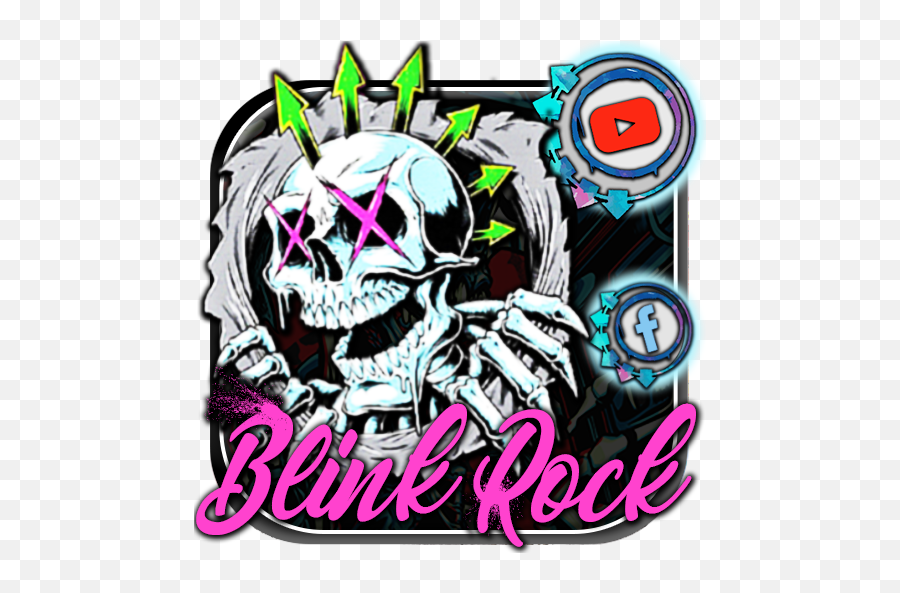 Punk Rock Skull Themes Live Wallpapers - Blink 182 Screen Print Emoji,Punk Rock Emoji