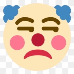 Clownunamused - Emoji Discord Transparent