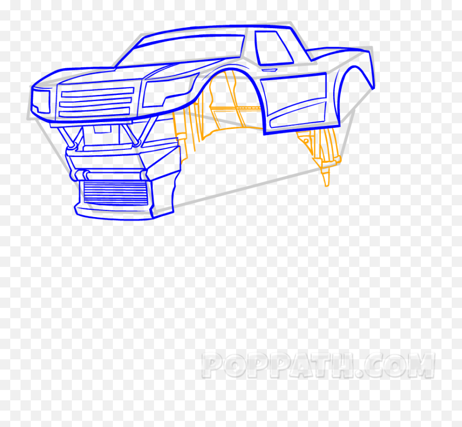 How To Draw A Monster Truck U2013 Pop Path - Sketch Emoji,Monster Truck Emoji