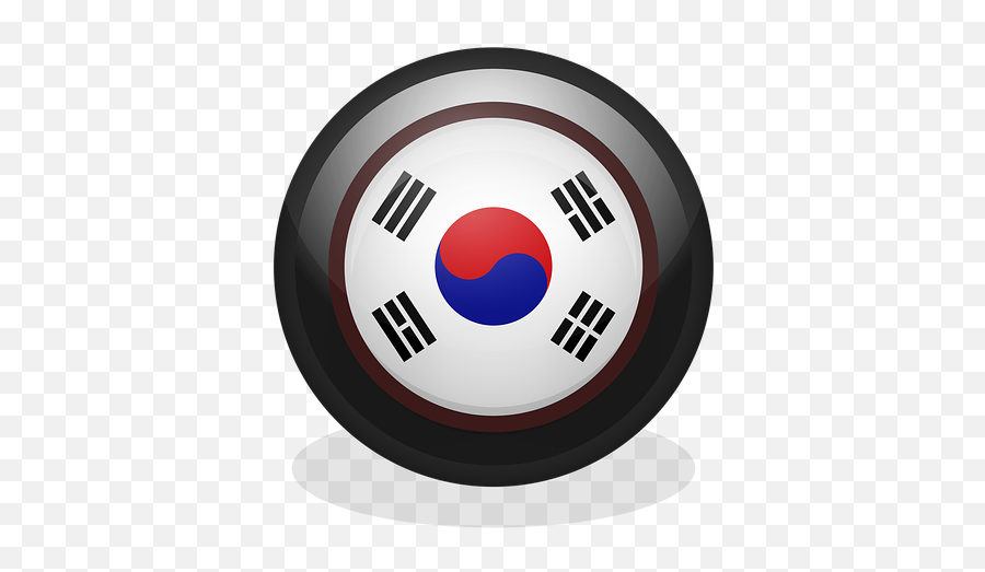 Flag Korean Glossy - Free Image On Pixabay Brodyachey Sobaki Emoji,Hockey Emoticons