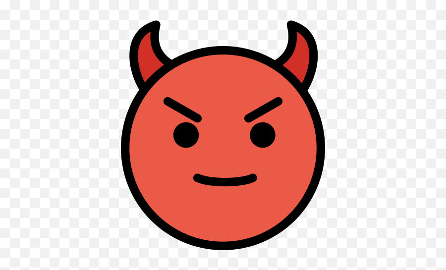 Smiling Face With Horns - Angry Symbols Emoji,Devil Horn Emoji