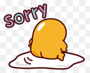 I Apologize Clipart Png Images - Gudetama Sticker Gif Emoji