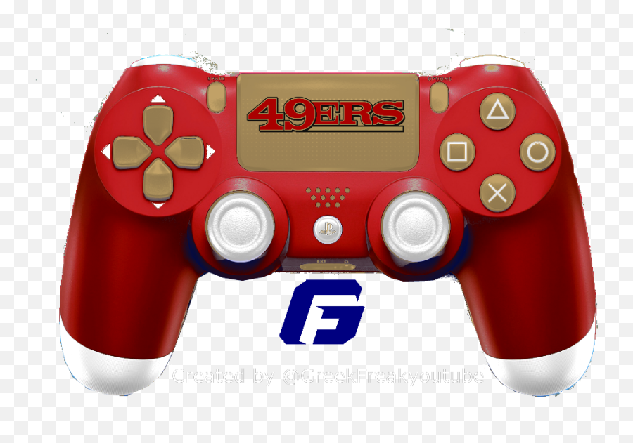 Check Out All My Nfl Ps4 Controller Concept San Francisco - Ps4 Custom Controller Seahawks Emoji,Controller Emoji Png