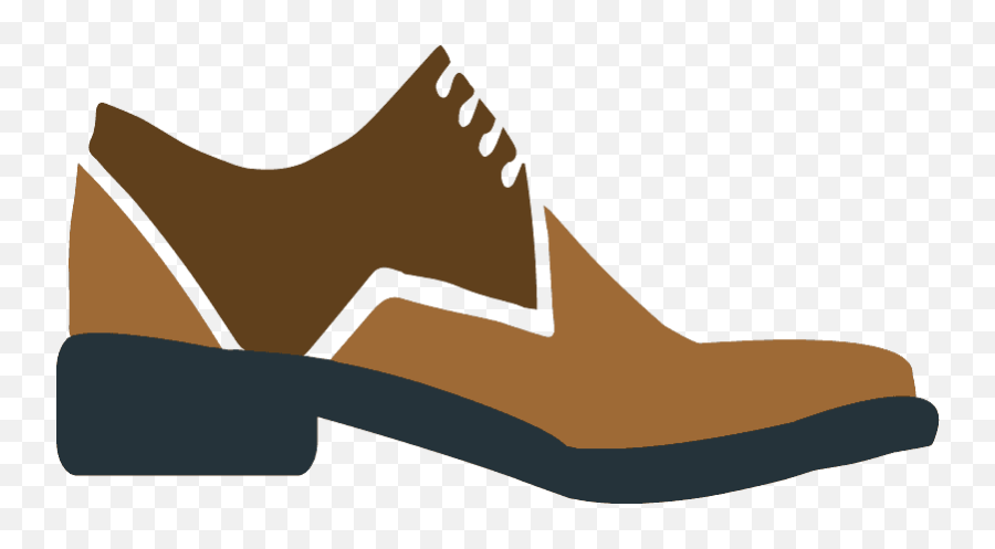 Mans Shoe Emoji Clipart - Zapatos De Hombre En Animados,Boot Emoji