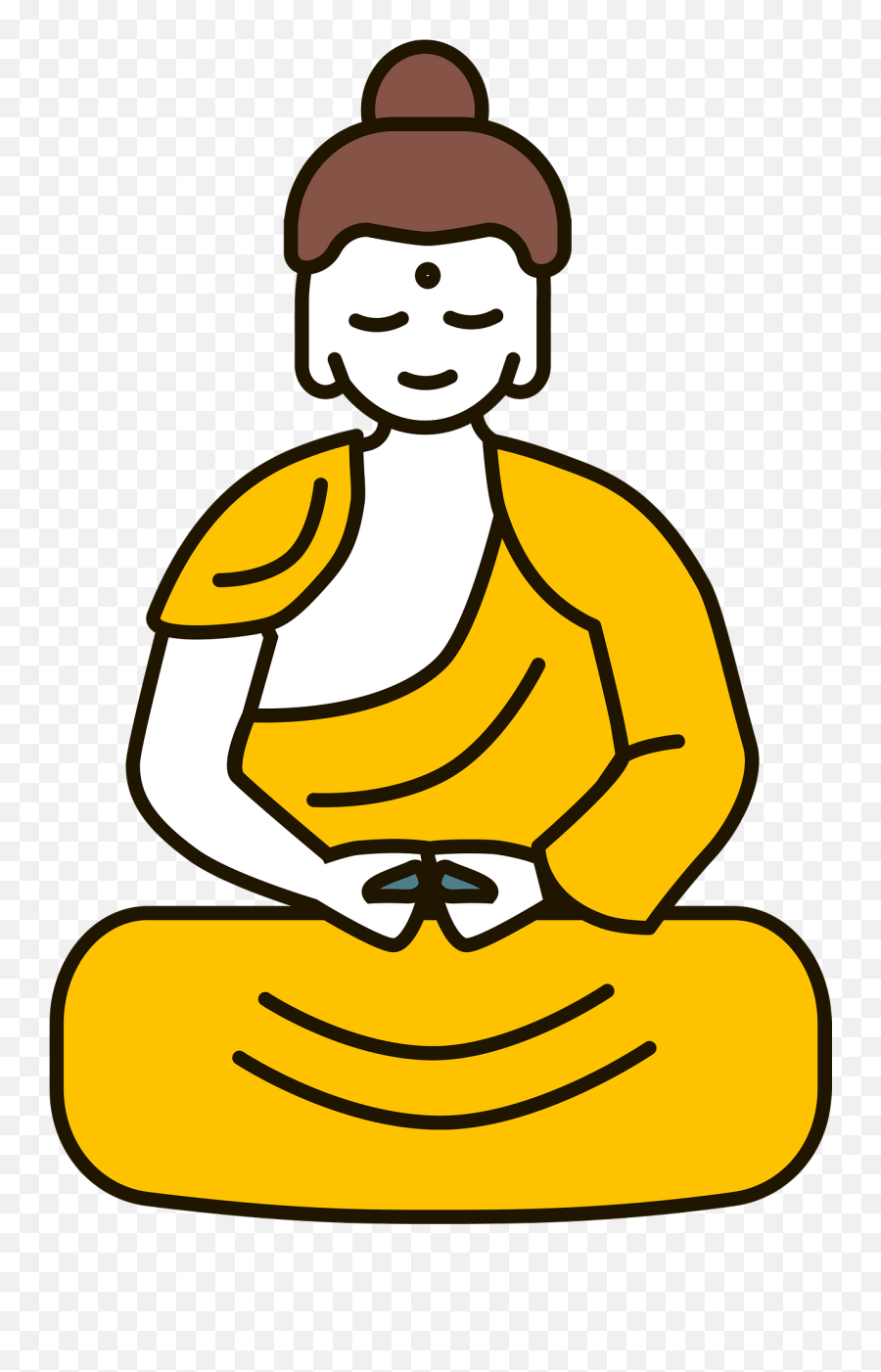 Buddha Clipart - For Women Emoji,Buddha Emoji