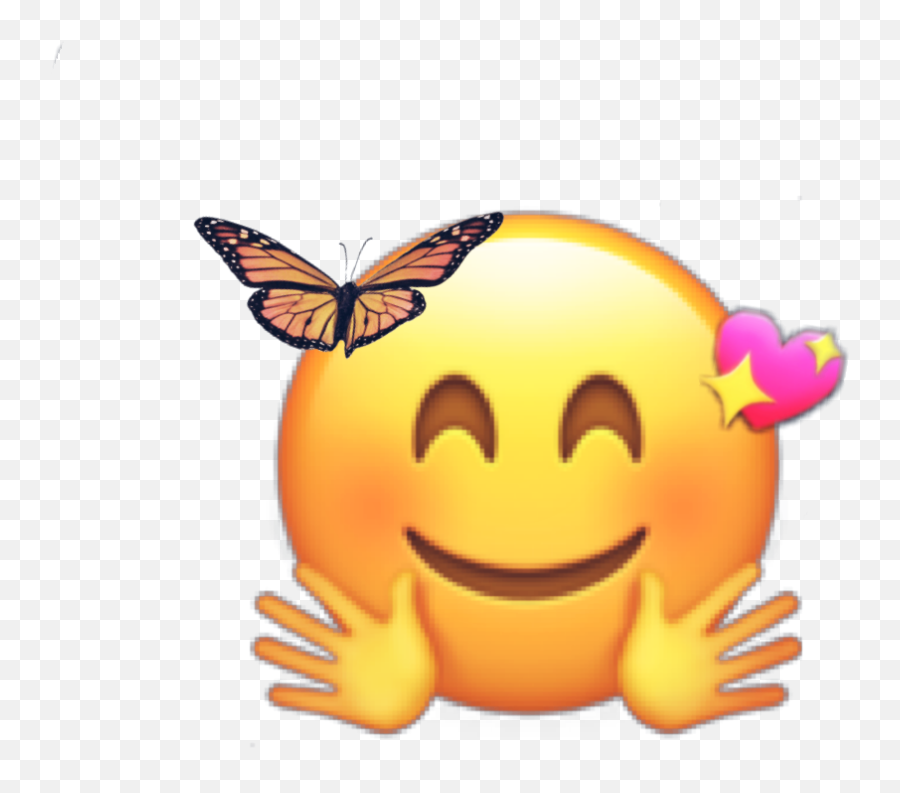 Hands Emoji Sticker By Tiktok 1d1otaxxtumn - Significado De Los Emoticones,Butterfly Emoticon
