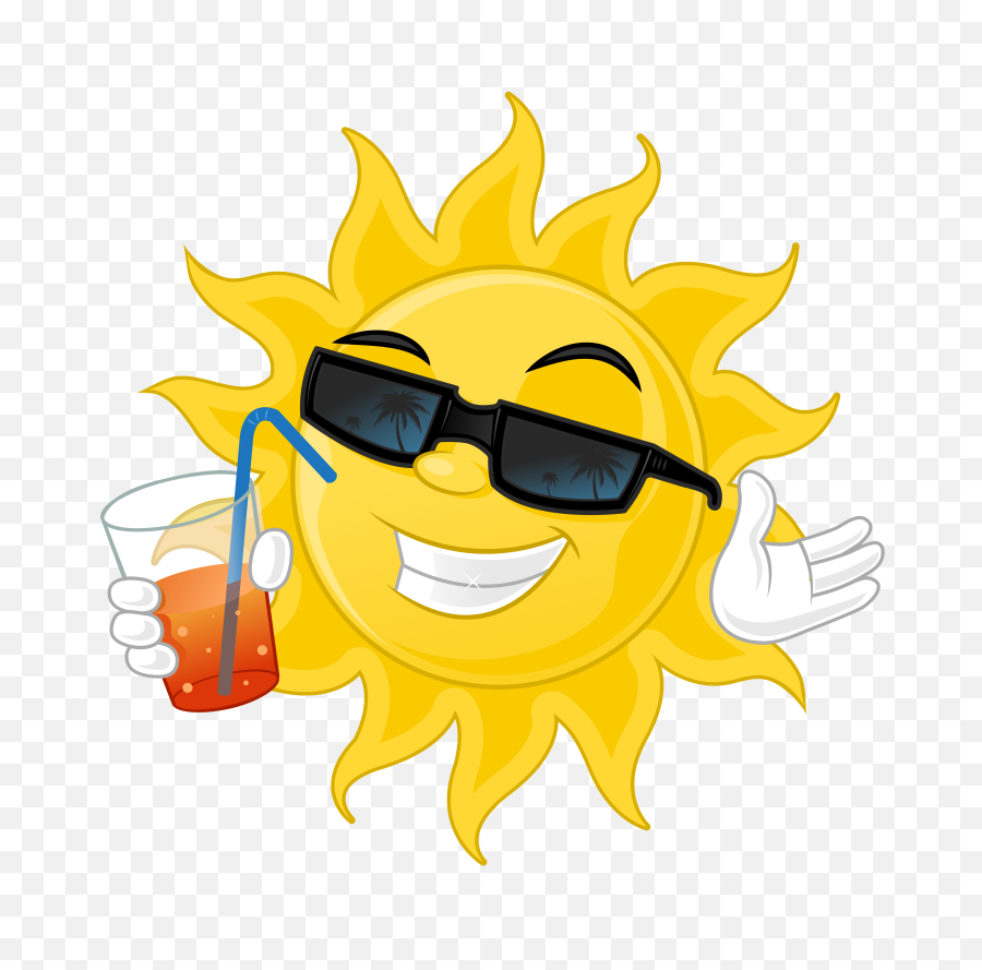 Does The Sun Give A Fuck - Sun With Sunglasses Png Emoji,Give Emoticon