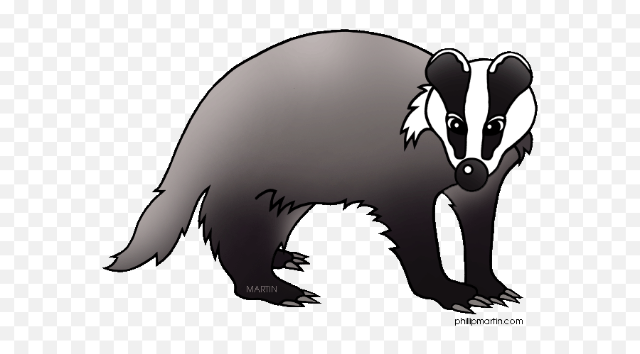 Badger Clipart Animated Badger - Badger Clipart Emoji,Honey Badger Emoji