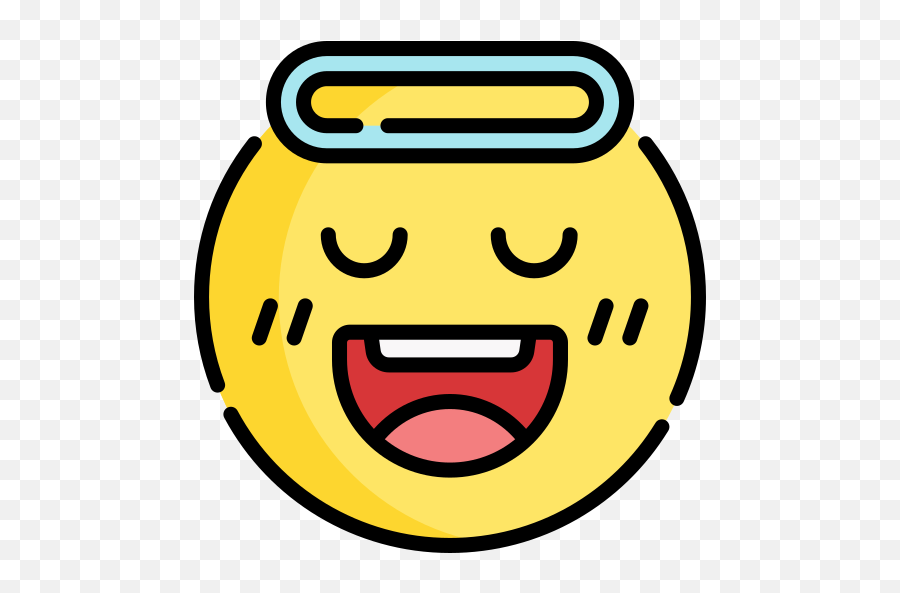 Angel - Icon Emoji,Straight Mouth Emoji