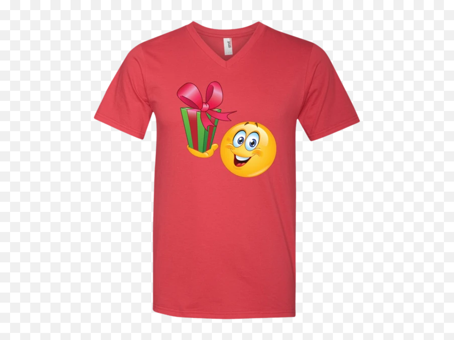 Funny Christmas Emoji T Shirt 982 Anvil - Hate Stupid People T Shirts,Anvil Emoji
