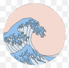 Emoji Waves Vague Ocean Freetoedit - Aesthetic Wave Sticker,Waves Emoji