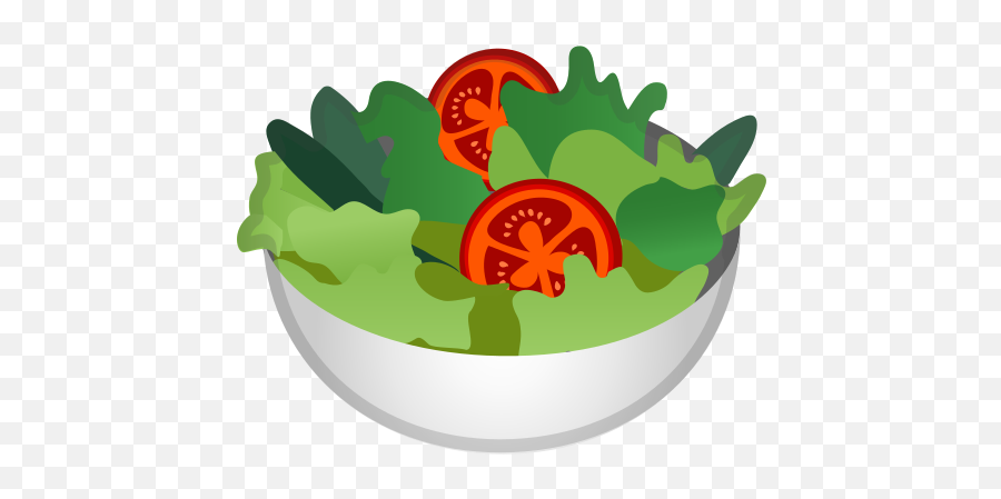 Green Salad Emoji - Google Salad Egg Emoji,Lettuce Emoji