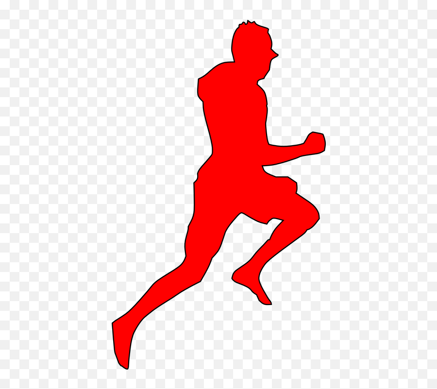 Marathon Running Cliparts 1 Buy Clip Art - Red Running Man Logo Emoji,Running Man Emoji