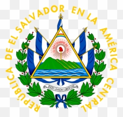 El Salvador Flag Drawing - El Salvador Coat Of Arms Emoji,Dominican Flag Emoji