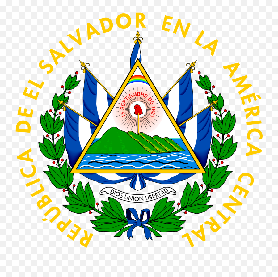 El Salvador Flag Drawing - El Salvador Coat Of Arms Emoji,Dominican Flag Emoji