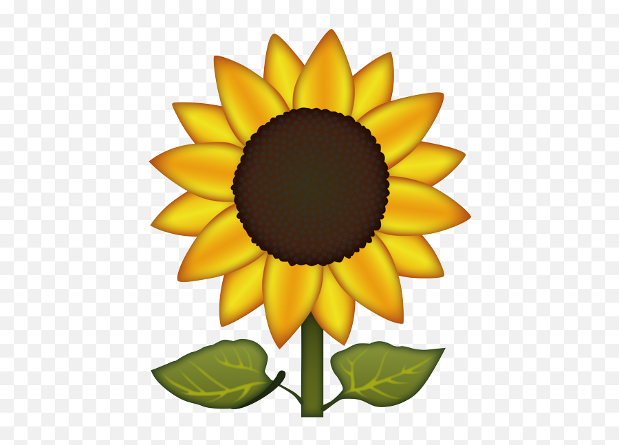 Emoji - Big Oil Companies Logo,Sunflower Emoji