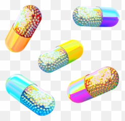 Pills - Rainbow Png Emoji