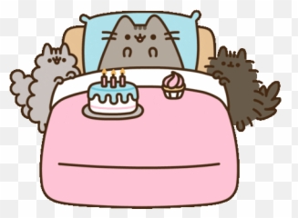 Cat Fun Sticker by Pusheen cat birthday - Pip And Stormy Emoji