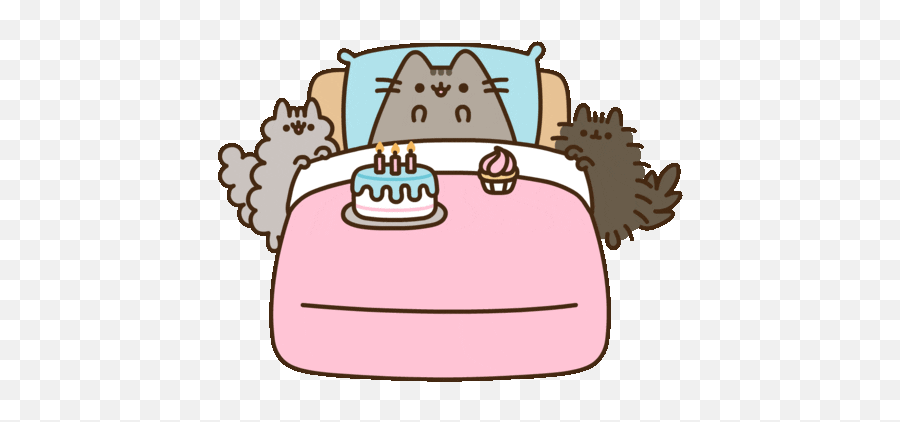 Cat Fun Sticker By Pusheen Pusheen Cat Pusheen Birthday - Pusheen Pip And Stormy Emoji,Grey Cat Emoji