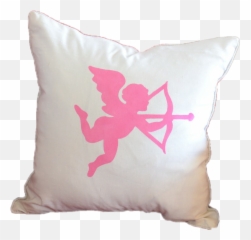 Angel - Cupid Silhouette Emoji,Angel Emoji Pillow