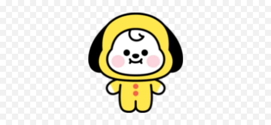 Cute Soft Tiny Bt21 Chimmy Puppy Bt21baby Yellow - Cartoon Emoji,Bt21 Emoji