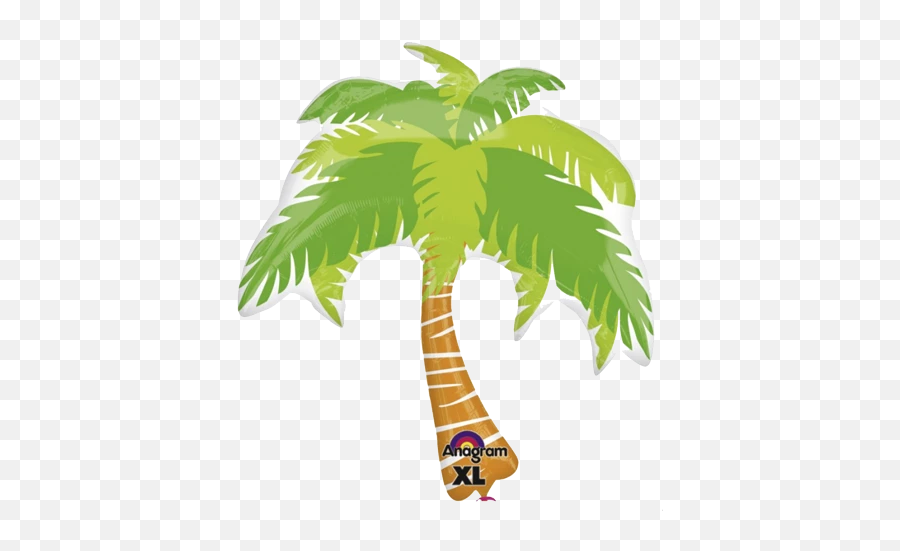 Palm Tree Foil Supershape Balloon Just Party Supplies Nz - Tropical Hawaiian Palm Trees Emoji,Palm Tree Emoji
