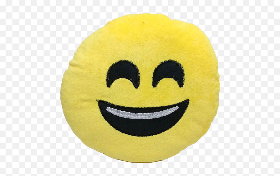 Cute Yellow Emoji Cushion Pillow Soft Plush Round Toy 30cm Smile - Happy,Emoji Toys