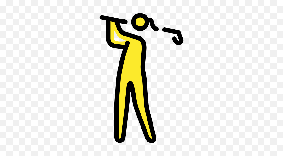 U200d Woman Golfing Emoji - Golf,Old Lady Emoji