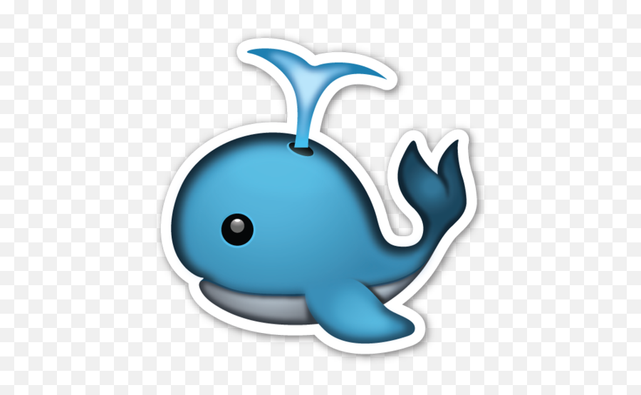 Spouting Whale - Whale Emoji Sticker,Beach Emoji