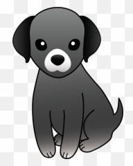 Small Black Dog Clipart - Cute Black Dog Clipart Emoji,Black Dog Emoji