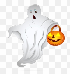Ghost Halloween Pumpkin Freetoedit - Ghost For Halloween Clipart Emoji,Ghost Emoji Pumpkin