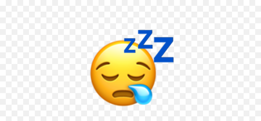 Zzz Bored Sleep Snot Emoji Ugh Tired Sleeping Yellow - Smiley,Sleeping Emoji