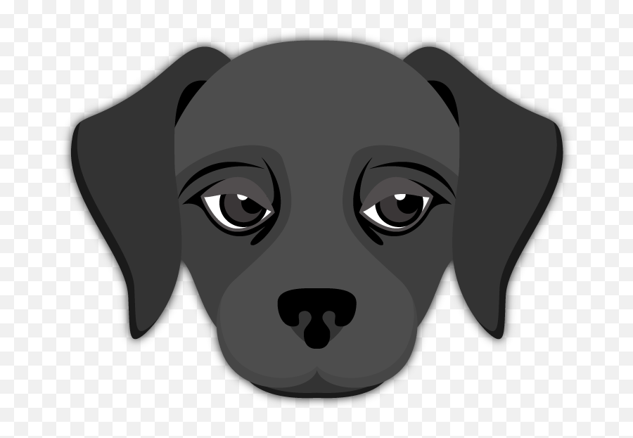 Black Labrador Emoji - Labrador Retriever,African American Emoji App