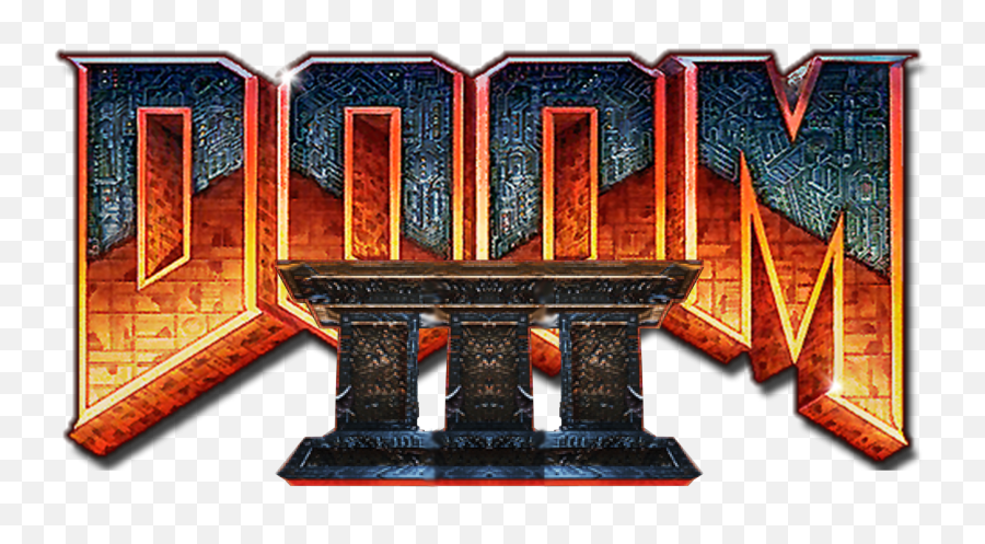 Doom 3 Logo Recreation - Doom 3 Logo Png Emoji,Doom Emoji