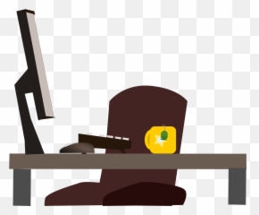 Desk Computer Colleagues Working - Çalma Masas Vektörel Png Emoji,Star And Cash Emoji