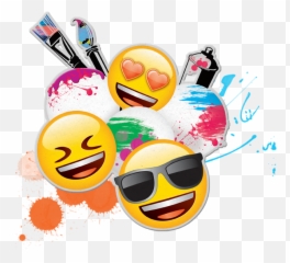 Happy Art Parade - Emojis De Ferias Png