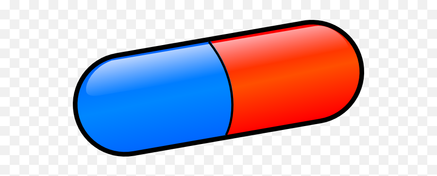 Medicine Capsule Clipart - Pill Clipart Emoji,Pill Bottle Emoji