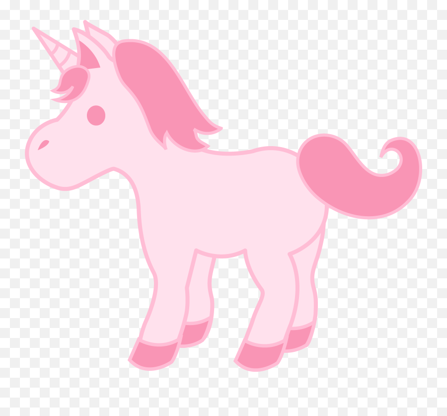 Small Unicorn Clipart - Baby Pink Unicorns Emoji,How To Draw A Emoji Unicorn