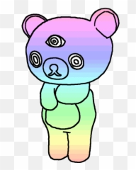 Top Rainbow Bear Stickers For Android Ios - Cartoon Emoji,Polar Bear Emoji
