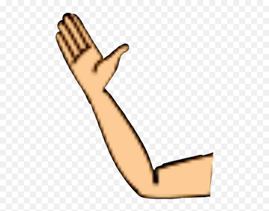 Arm Hand Wave Freetoedit - Clip Art Emoji,Handwave Emoji