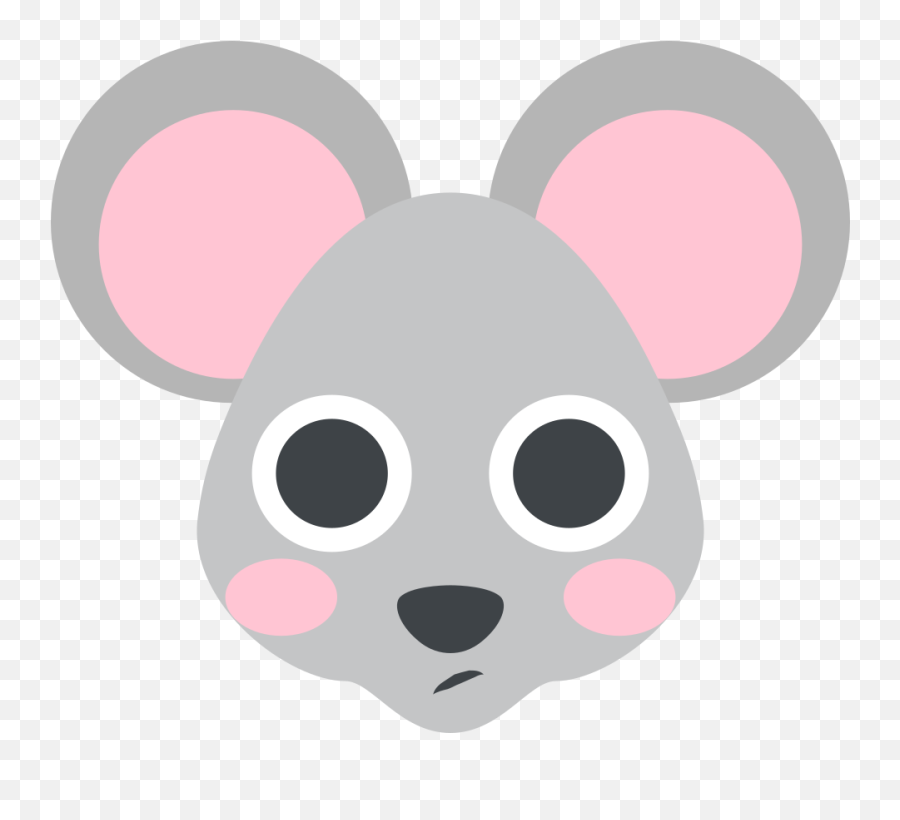 Emojione 1f42d - Mouse Face Clipart Emoji,Pig Emoji